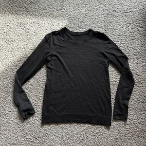 Black Lululemon Mesh Shirt size 4